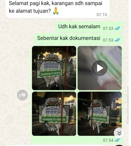 Pengiriman Papan Bunga Selamat Warungbambu Karawang Timur