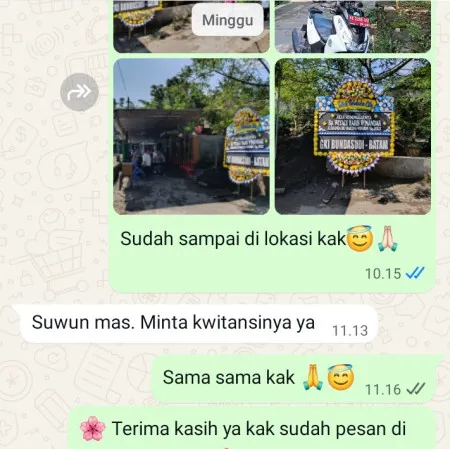 Pengiriman Papan Bunga Duka Warungbambu Karawang Timur